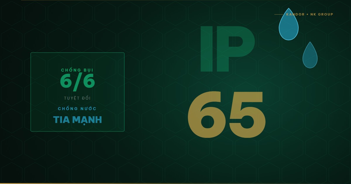 Tiêu chuẩn IP65 là gì? Tại sao khóa cửa cổng cần IP65?