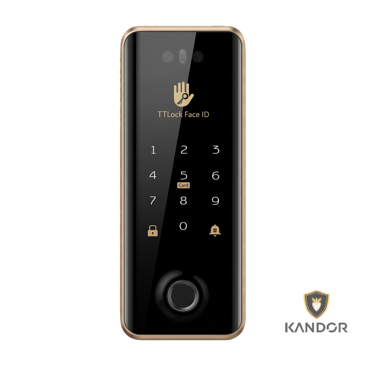 Khóa Cửa Kính Cường Lực Lùa Móc C TTLock Kandor K2